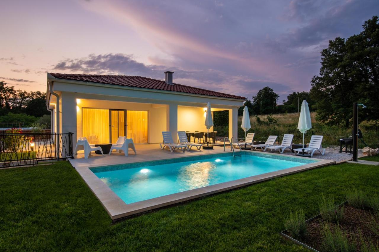 Villa Destiny Nedescina, Istrien, Kroatien Kültér fotó