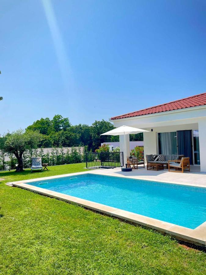 Villa Destiny Nedescina, Istrien, Kroatien Kültér fotó