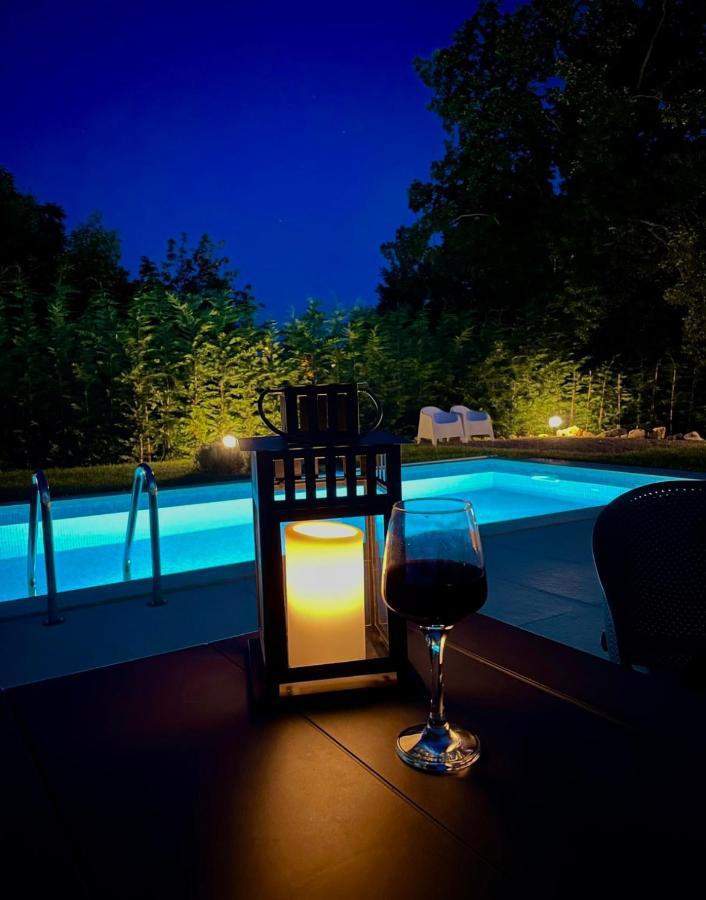 Villa Destiny Nedescina, Istrien, Kroatien Kültér fotó