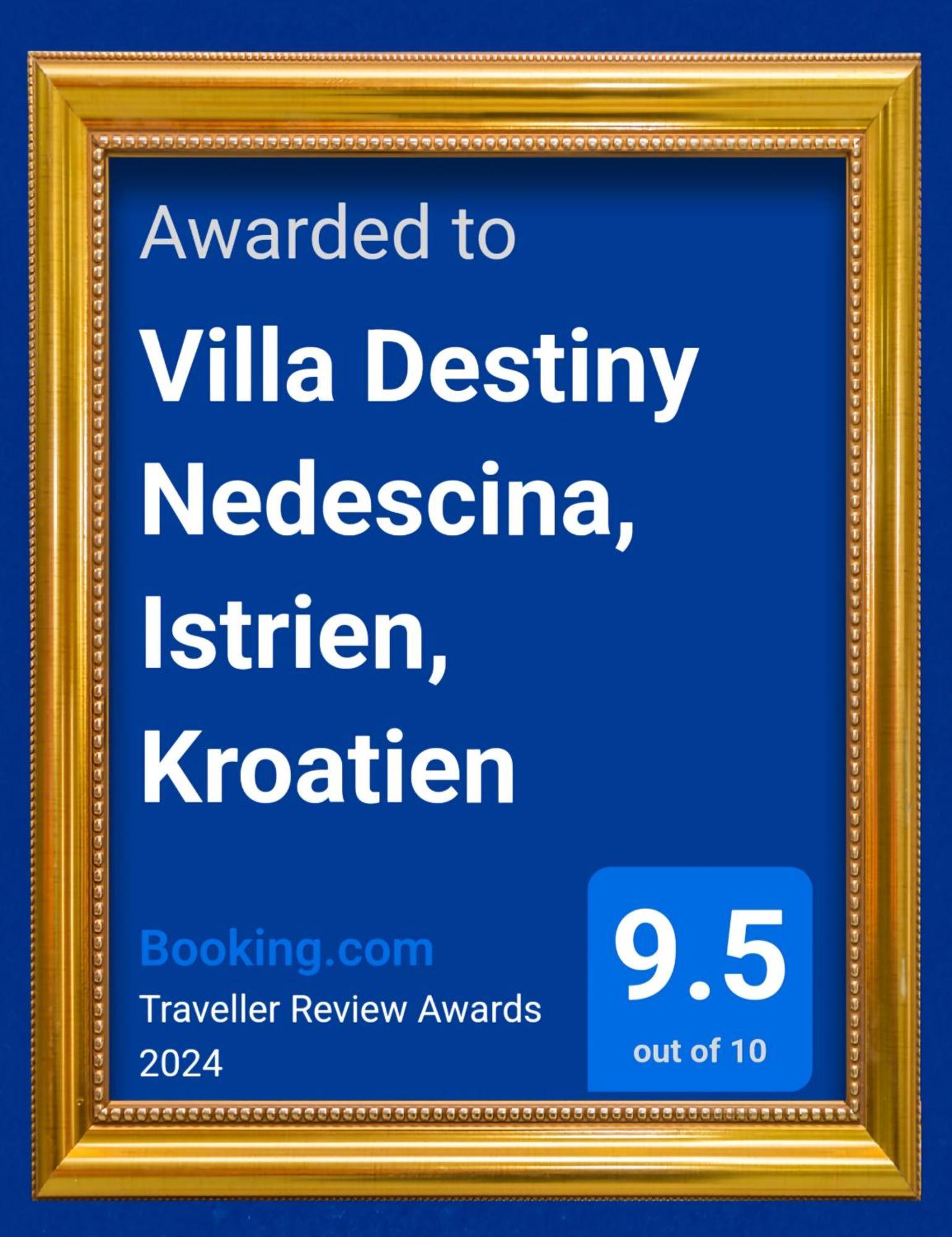 Villa Destiny Nedescina, Istrien, Kroatien Kültér fotó